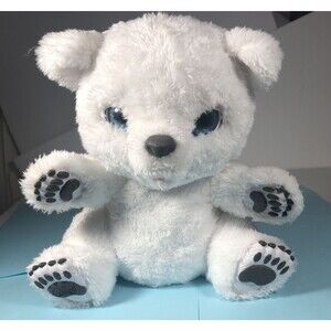 FurReal Friends Pets Polar Bear Sniffling Sawyer 2016 Hasbro Plush -See Video